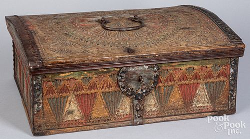 SCANDINAVIAN CARVED AND PAINTED