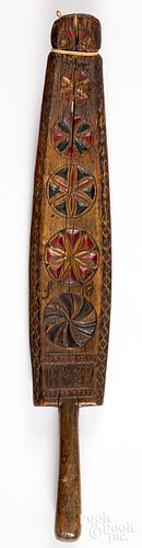 SCANDINAVIAN CARVED AND PAINTED