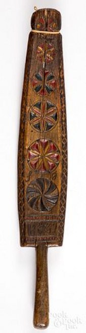 SCANDINAVIAN CARVED AND PAINTE