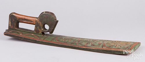 SCANDINAVIAN CARVED AND PAINTED