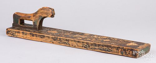 SCANDINAVIAN CARVED AND PAINTED