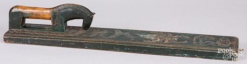 SCANDINAVIAN CARVED AND PAINTED