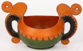 SCANDINAVIAN CARVED AND PAINTE