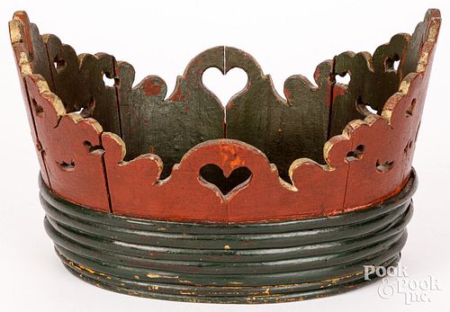 SCANDINAVIAN CARVED AND PAINTED