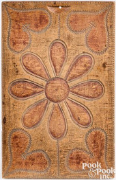 SCANDINAVIAN CARVED AND PAINTE