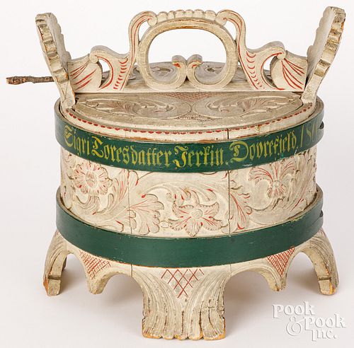 SCANDINAVIAN CARVED AND PAINTED