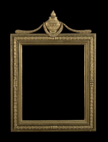 Scandinavian Carved Giltwood Frame,