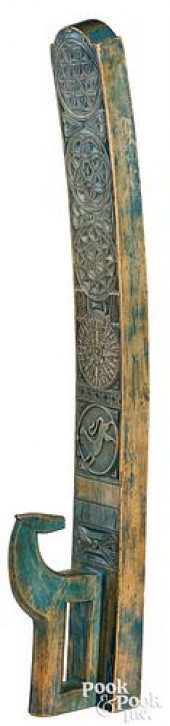 SCANDINAVIAN CARVED MANGLE BOA