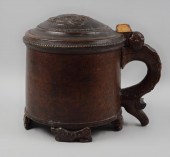 SCANDINAVIAN CARVED WOOD TANKA