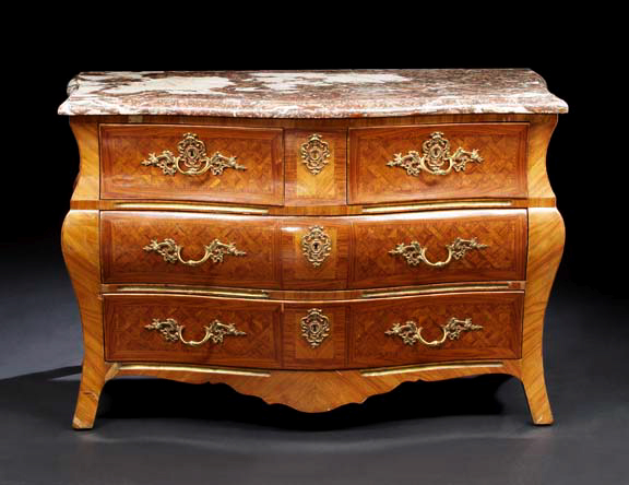 Scandinavian Gilt-Brass-Mounted