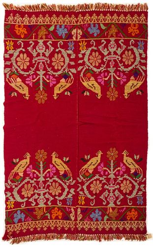SCANDINAVIAN HAND-LOOMED CARPET,
