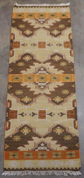 SCANDINAVIAN KILIM-TYPE RUNNER