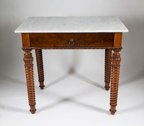 SCANDINAVIAN MAHOGANY ONE DRAWER