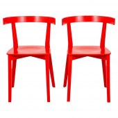 SCANDINAVIAN MODERN RED SIDE C