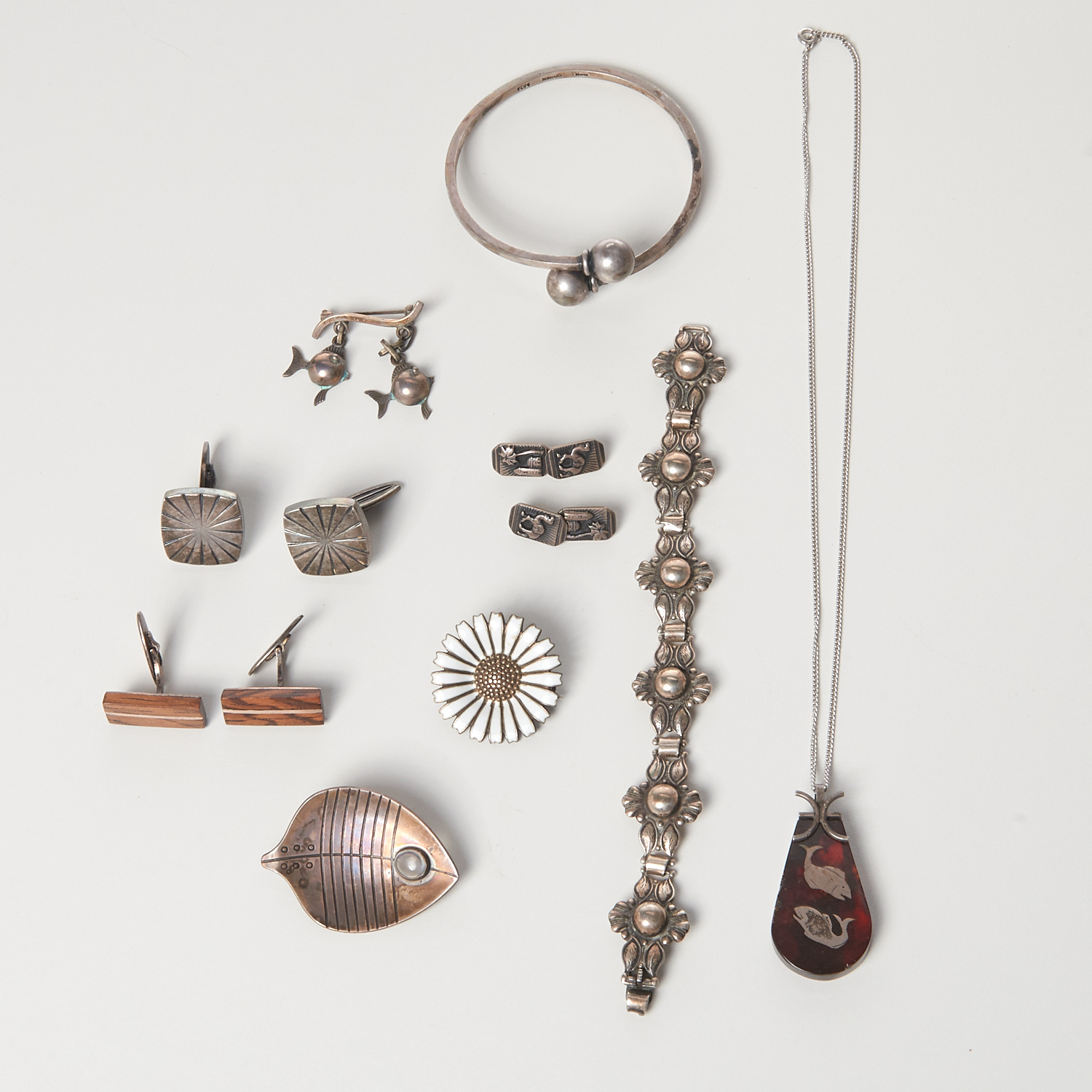 SCANDINAVIAN MODERN SIGNED SILVER