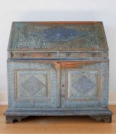 SCANDINAVIAN OAK SLANT FRONT D