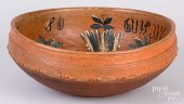SCANDINAVIAN PAINTED ALE BOWL,