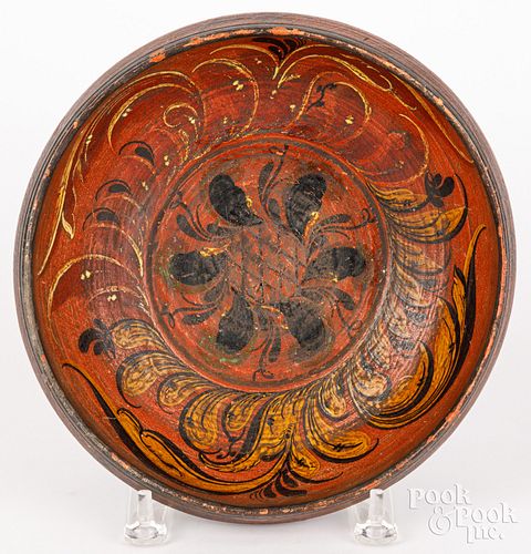 SCANDINAVIAN PAINTED ALE BOWL,