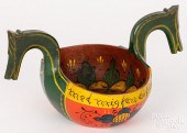 SCANDINAVIAN PAINTED ALE BOWLS