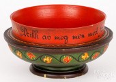SCANDINAVIAN PAINTED ALE BOWLS