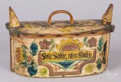 SCANDINAVIAN PAINTED BENTWOOD