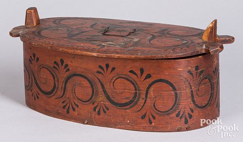 SCANDINAVIAN PAINTED BENTWOOD