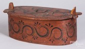 SCANDINAVIAN PAINTED BENTWOOD