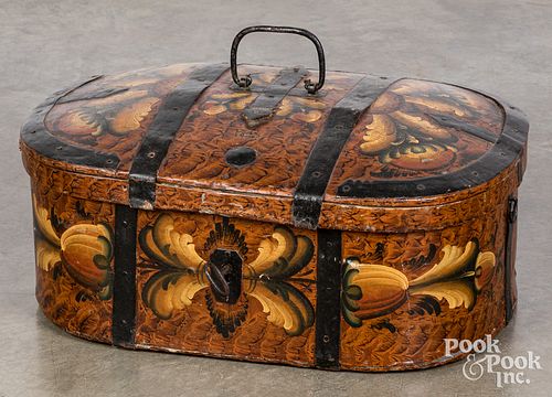SCANDINAVIAN PAINTED BENTWOOD