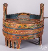 SCANDINAVIAN PAINTED BENTWOOD