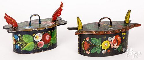 SCANDINAVIAN PAINTED BENTWOOD