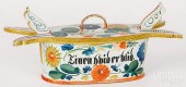 SCANDINAVIAN PAINTED BENTWOOD