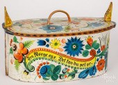 SCANDINAVIAN PAINTED BENTWOOD