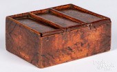 SCANDINAVIAN PAINTED BOX, 19TH