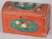 SCANDINAVIAN PAINTED DOME LID