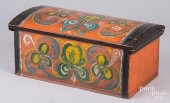 SCANDINAVIAN PAINTED DOME LID