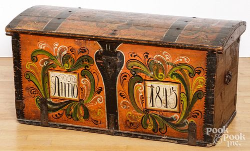 SCANDINAVIAN PAINTED DOME LID