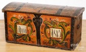 SCANDINAVIAN PAINTED DOME LID