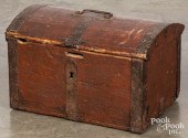 SCANDINAVIAN PAINTED LOCK BOX,