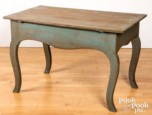 SCANDINAVIAN PAINTED PINE TABLE,