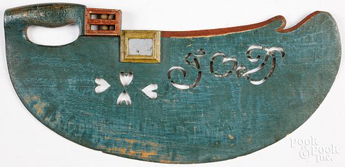 SCANDINAVIAN PAINTED SCUTCHING