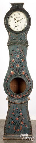 SCANDINAVIAN PAINTED TALL CASE