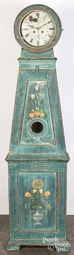 SCANDINAVIAN PAINTED TALL CASE