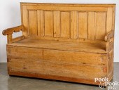 SCANDINAVIAN PINE SETTLE BENCH
