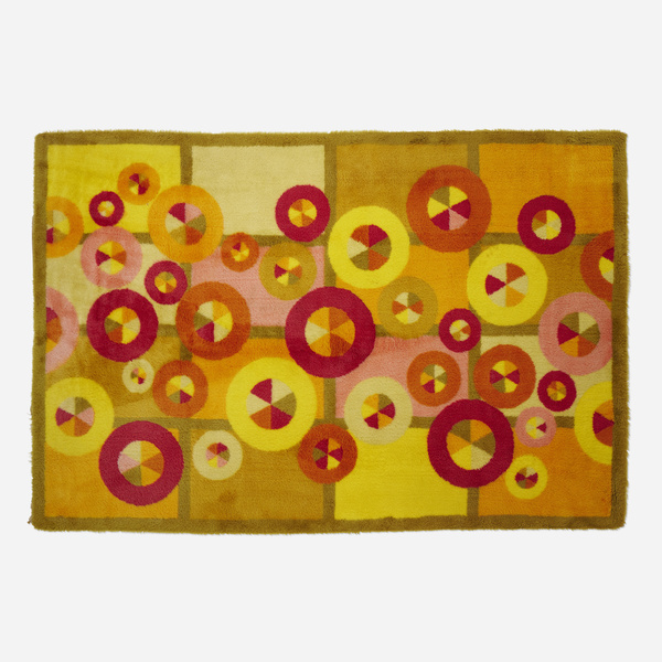 Scandinavian. Rya carpet. c.