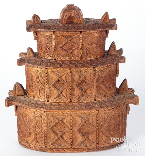 SCANDINAVIAN SET OF STACKING