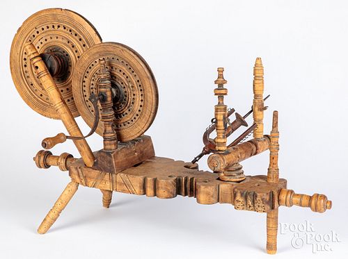 SCANDINAVIAN SPINNING WHEEL,
