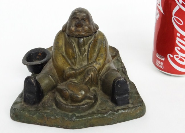 Scarce 19th c. ''Glutton'' man with