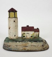 SCARCE ANTIQUE CAST IRON LIGHT