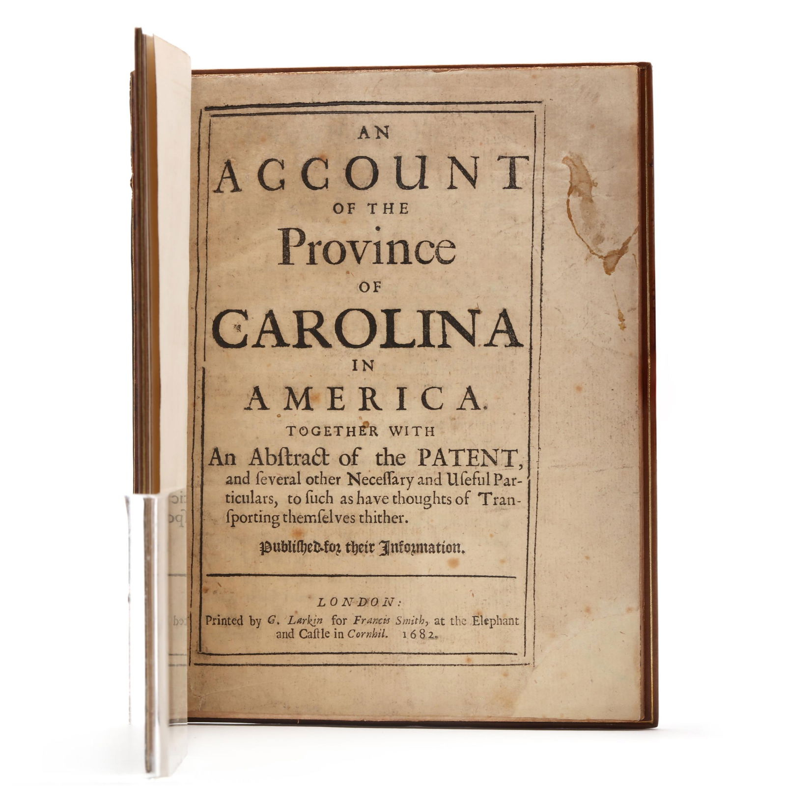 SCARCE FIRST ISSUE OF  AN ACCOUNT