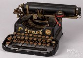 SCARCE FOX STERLING TYPEWRITER